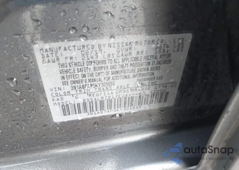 2019 Nissan Sentra Sr from USA, damaged, VIN 3N1AB7AP5KY305850